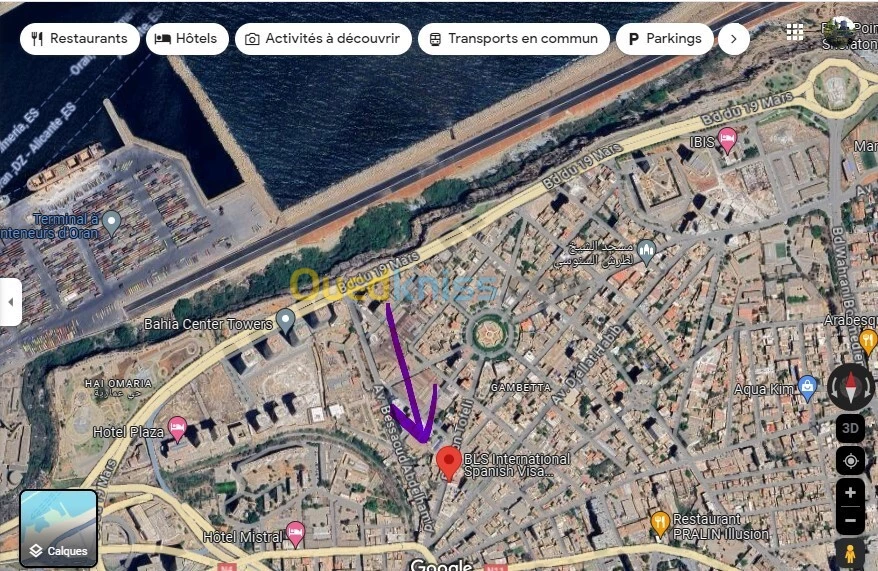  vente d'un appartement  à gambetta 